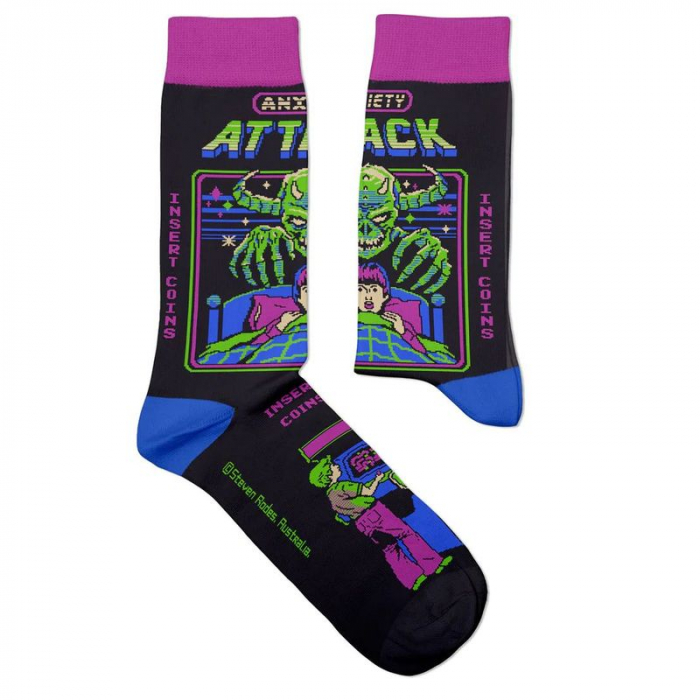 Socken Steven Rhodes "Anxiety Attack"